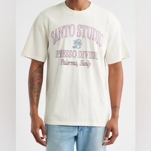 SANTO STUDIO 
Espresso Division Graphic T-Shirt